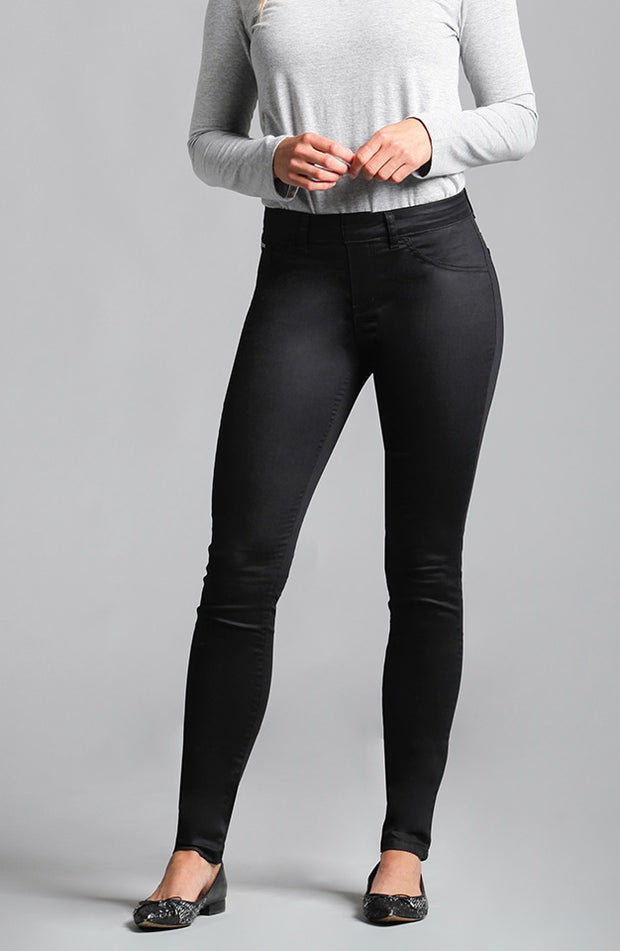 Beija-Flor Jeans Kelly Skinny Satin Black – Beija Flor Jeans